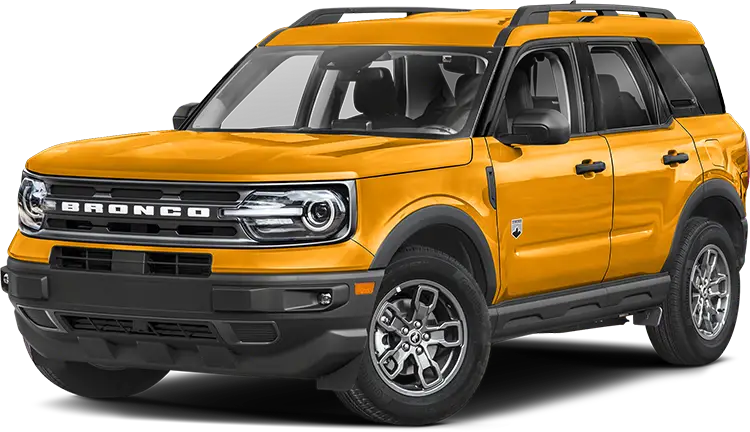 Yellow Ford Bronco