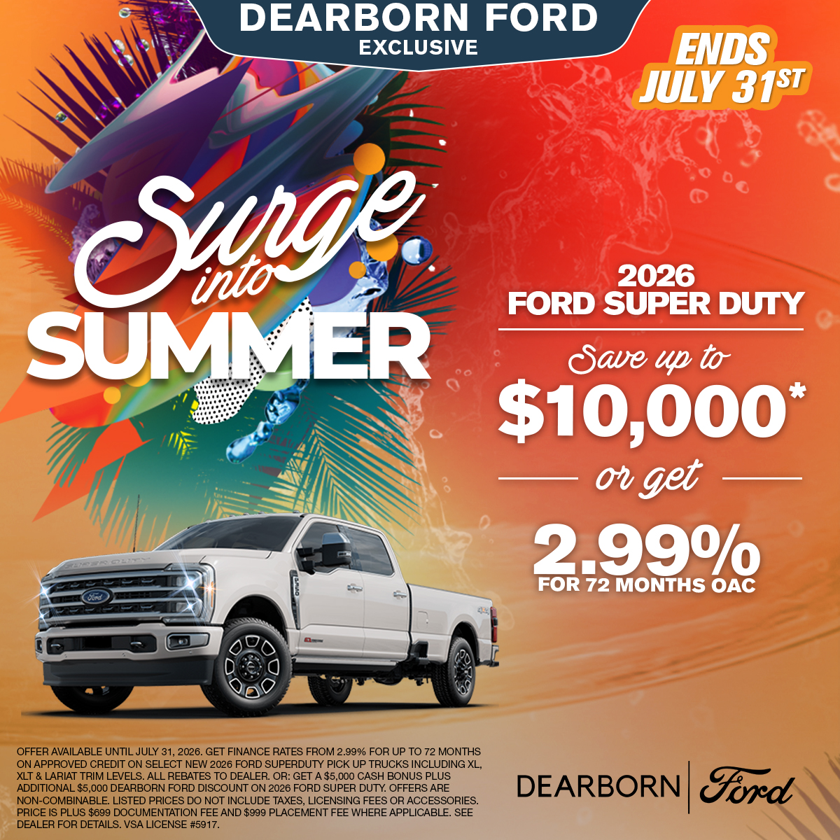 Save up to $10,000* on a New 2026 Ford Super-Duty!